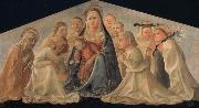 Fra Filippo Lippi Madonna of Humility with Angels and Carmelite Saints Germany oil painting artist